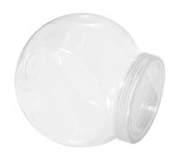Homoyoyo Barattoli Di Plastica Per Dolci 1500ml in Pet Trasparente Coperchio Bianco, Barattoli Per Caramelle e Biscotti Sigillati, Set Da 3 Pezzi Per Feste e Conservazione Alimentare