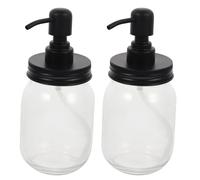 Homoyoyo Barattoli per Conserve 500Ml Dispenser a Pompa 2 Pezzi Barattoli per Marmellata e Dolci Coperchio Contenitori Portatili per Sciroppo e Conserve Domestiche Resistenti e Sicuri