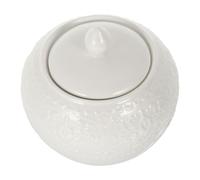 Homoyoyo Barattolo per Zucchero a Cubetti in Ceramica Multifunzione Fondo Piatto Contenitore per Caramelle e Dessert per Cucina e Bar Superficie Liscia Facile da Pulire