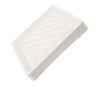Homoyoyo Base per Vasi per Piante Quadrata Bianca con Ruote, Pp, Giardino | Sottovaso con Ruote per Vasi Pesanti, Vassoio con Ruote per Piante, Uso Interno e Giardino