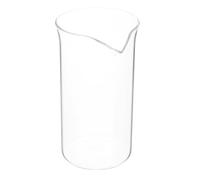 Homoyoyo Bicchiere Ricambio in Vetro per Cafetière Brocca Trasparente per Caffè Espresso e Infusi Freddi Design Leggero con Beccuccio per Flusso e Lavorazione Liscia