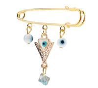 Homoyoyo Blu Spilla spillone per scialle spilla natalizia Spilla occhio del male Spilla retro con occhio del male spilla natale spilla da bavero spilla del maglione spilla a scialle lega