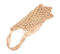 Homoyoyo Borsa da Spiaggia in Cotone Intrecciato a Rete Traforata, Leggera e Riutilizzabile, Tracolla Semplice, per Picnic all'Aperto e Giornate al Mare
