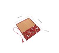 Homoyoyo Borsa Rotolabile Per Uncinetti in Cotone Stampato Porta Attrezzi Per Lavori a Maglia Organizer Leggero e Resistente Per Kit Cucito e Accessori Per Lavoro a Maglia