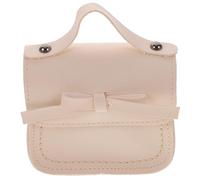 Homoyoyo Borsa Tracolla Bambina Mini Porta Monete Con Fiocco Bianco Leggera e Portatile Per Bambine Da Shopping Viaggio e Occasioni Quotidiane Custodia Organizzativa Bimba