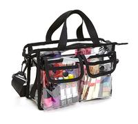 Homoyoyo Borsa Trasparente Impermeabile in PVC Con Tracolla - Shopping Bag Elegante e Pratica Per Spiaggia e Tempo Libero
