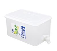 Homoyoyo Bottiglione con Rubinetto da 5l in Plastica Bianco | Contenitore per Acqua, Leggero e Facile da Trasportare, per Escursioni e Attività Ricreative