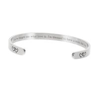 Homoyoyo Bracciale Ispirazionale Inossidabile Per Della Incisione Blessed to Have Mom Like You Per Speciali