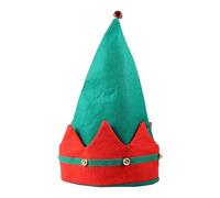 Homoyoyo Cappello Natalizio in Tessuto Dorato per Adulti Decorazione Festa di Natale Cappello Folletto Confortevole e Resistente per Costume e Atmosfera Festiva