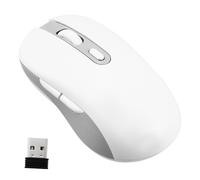 Homoyoyo Carichi di carico topo per laptop senza fili sottile Mouse portatile computer portatile mouse ottici mouse ricaricabile Topi per computer plastica bianca