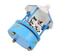 Homoyoyo Carillon in Legno Naturale Forma di Giostra Rotante con Meccanismo Carica Manuale Decorazione Elegante per Camerette e Soggiorni Regalo per Tutte Le età