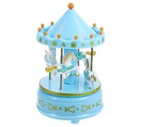 Homoyoyo Carillon Romantico a Forma di Giostra Celeste Ornamento Decorativo da Tavolo per Bambine Carillon Mini Musicale Artigianale per Collezionisti e Decorazioni di Compleanno