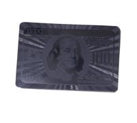 Homoyoyo Carte da Poker Nere Creative in Carta Resistente e Luminose, Perfette per Gioco Personale o Coinquilino Durante Notti Insonni