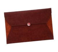 Homoyoyo Cartella Portadocumenti in Oxford Organizer Ufficio con Ampia Capacità e Design Resistente per Conservare Fascicoli e Documenti in Modo e Ordinato in Marrone e Colore per