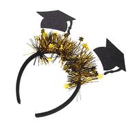 Homoyoyo Cerchietto Laurea e Oro con Stella Cinque Punte Accessorio Laurea per Adulti Fascia Resistente Ed Elastico per Decorazione per Foto e Celebrazioni