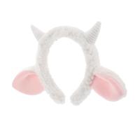 Homoyoyo Cerchietto Per Orecchie Di Pecora Furry Accessorio Per Per Ragazzo Ragazza Testa Di Agnello Per Cosplay e Feste Tema Carino e Comodo Per Foto Social Media