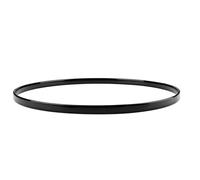 Homoyoyo Cerchio Design 12 Pollici Accessorio per Tamburo in Gomma Nero Design Elegante e Classico che Assicura Stabilità della Pelle per Percussioni e Si Adatta a Vari Tamburi