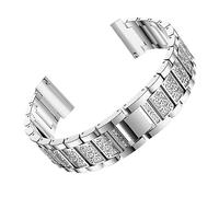 Homoyoyo Cinturino Unico Per Orologio Compatibile Con Blaze Hr Cinturino Argento Con Diamanti Accessori Eleganti e Confortevoli Per Smartwatch