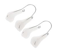 Homoyoyo Clip per Modellatore del Naso in Silicone e Acciaio Inossidabile, Correttore Nasale 2 Pezzi per Migliorare Ponte Nasale e Ridurre le Narici, Facile da Usare