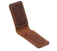 Homoyoyo Clip Vintage Pelle per Soldi e Carte Organizer Multifunzione con Segnalibro e Fermasoldi Elegante Marrone per e Ufficio