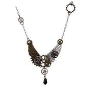 Homoyoyo Collana Ciondolo Steam Gear Vintage Punk Per Accessori Per Eleganti e Duraturi
