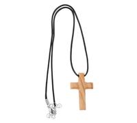 Homoyoyo Collana Con Croce In Legno Fatta A Mano Gioielli Cristiani Piccole Croci In Legno Ciondolo Collana Spirituale Per Uomo E Donna
