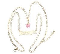 Homoyoyo collana di farfalle necklace for women gioielli collana gioielli da donna collana di lettere collane per donne alla moda collana da bambina collane da donna Collana di moda lega