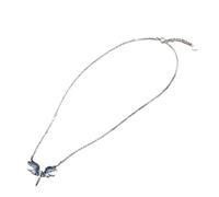 Homoyoyo Collana Inossidabile con Ciondolo Angelo per Design e Versatile Adatta Ogni Occasione e Abbigliamento
