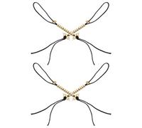 Homoyoyo Contatore di Preghiere a Dita in Ottone Piccolo da 2 Pezzi - Dispositivo Portatile per Perle di Buddha per Meditazione e Canti Buddisti in Viaggio