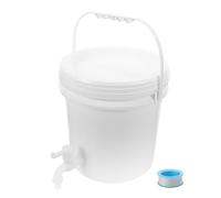 Homoyoyo Contenitore Acqua con Rubinetto 10 Litri Secchio D’Acqua Portatile in Plastica Spessa per Esterno e Campeggio con Nastro Sigillante per Uso Ricreativo all’Aperto