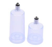Homoyoyo Contenitore per Pigmenti per Aerografo da 2 Pezzi, Flaconi Vernice Spray Staccabili, Accessorio Versatile per Aerografo, per Progetti di Verniciatura Professionale
