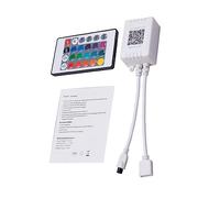 Homoyoyo Controller Rgb Per Strisce Led Con Telecomando Dimmer Wireless Per Illuminazione Nastro E Filo Controllo Da Smartphone Metri Funzione Musicale E Luminosità