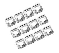 Homoyoyo Coperture per Fornelli a Gas in Alluminio Anti-olio 50 Pezzi Quadrate Resistenti Alte Temperature per Pulizia Forno e Protezione Piano Cottura