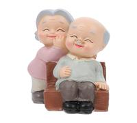 Homoyoyo Coppia Anziani Figure Della Torta Nonni Vecchie Coppie Figure Torta Nonna Nonno Desktop Ornamento Per San Valentino Anniversario Festa Decorazione