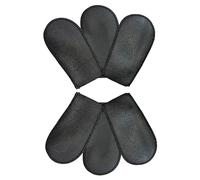 Homoyoyo Copri Pedali per Pianoforte in Cuoio Nero 6 Pezzi Protezioni Eleganti per Pedale Decorazione Strumento Musicale