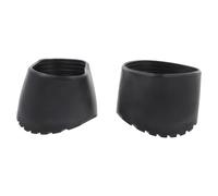 Homoyoyo Coprigambe per Scale Pieghevoli 2 Pezzi in PVC, Cuscinetti Antiscivolo Tondi Diametro 76 MM, Protezione Piedini per Scale Telescopiche Interne