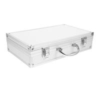 Homoyoyo Custodia per Conservare 2 Microfoni in Lega di Alluminio e Pvc per Microfono Portatile con Maniglia, Resistente a Deformazioni e Rotture Durante Viaggi All'aria Aperta