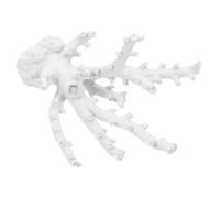 Homoyoyo Decorazione Corallo in Resina Stile Mediterraneo Bianca Ornamento Artistico per Acquari Accessorio Marino Sicuro per Ambienti d Acqua Pura e Marina Decorazione Casa e Soggiorno