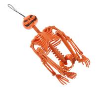 Homoyoyo Decorazione Halloween Scheletro Appendibile con Articolazioni Flessibili per Feste e Casa Realistico e Movibile per Ambientazioni Horror e