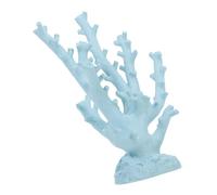 Homoyoyo Decorazione Resina Corallo Mediterraneo Effetto Naturale Ornamento Soggiorno e Ingresso Statuina Corallo Artificiale Resistente e Stabile Accessorio Paesaggio Marino Blu Lago