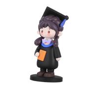 Homoyoyo Decorazione Torta Laurea in PVC Resistente con Statuina Laureata Topper Cake Topper per Festa e Celebrazione Stagione Diploma