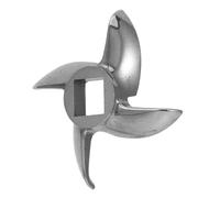 Homoyoyo di Ricambio in Acciaio Inossidabile per Tritacarne con Foro Quadrato e Cutter per Macinazione Uniforme e Taglio Preciso Carne Accessori per Macchina Manuale Trita Carne