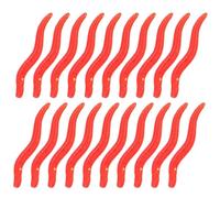 Homoyoyo Esche Artificiali Realistiche Vermi da Pesca 500 Pezzi in Silicone Movimento Subacqueo per Pesca in Acqua Dolciaria e Salata per Spigola e Trota