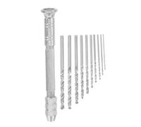 Homoyoyo Espansore Per Fori Con Trapano A Mano Set Di Punte Da Trapano Da 11 Pezzi Trapano A Mano Con Morsa A Perno Per Modelli Legno E Resina