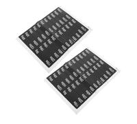 Homoyoyo Etichette Adesive per Pesi da Palestra 2 Pezzi, Tag Identificativi per Blocchi Peso da 5 a 110 kg, Adesivi Resistenti ai Graffi per Macchine Fitness, per Uso in Palestra Domestica