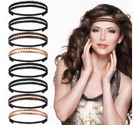 Homoyoyo Fasce per Chioma Intrecciate Elastiche da Donna e Ragazza, Set 12 Pezzi Multicolore Nodo Decorativo, Accessori per Chioma Comodi e Sicuri per Uso Quotidiano e Eventi