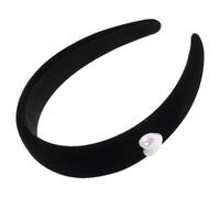 Homoyoyo Fascia D'amore Colore Imbottito Fascia Facciale Spa Banda Per Largo Gruppo Musicale Lavaggio Accessori Per Fasce Per Da Donna Black Plastica