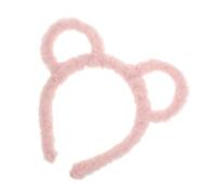 Homoyoyo Fascia Per Orecchie Da Coniglio Orso Orsi Copricapo Polsino Fascia Per Orecchio Fasce Per La Testa Corna Coda Porta Auricolare Rosa Peluche