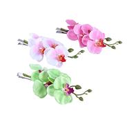 Homoyoyo Fermaglio Per Chioma a Di Set 3 Pezzi (Rosa Rosa) Accessori Per Chioma Eleganti Per Matrimoni Feste e Viaggi Decorazione Floreale Per Donne e Ragazze