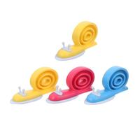 Homoyoyo Fermaporta per 4 Pezzi in Plastica Design a Lumaca, Antiscivolo e Protegge Le Dita, per Decorare Stanze in Modo Semplice e Sicuro Colore Casuale
